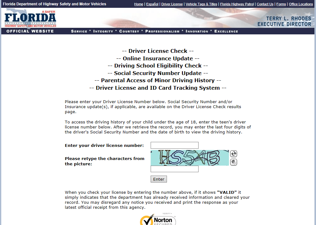 Florida License Suspension Insurance Information